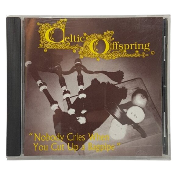 Vintage 1995 CD Celtic Offspring Nobody Cries When You Cut Up a Bagpipe - Picture 6 of 6